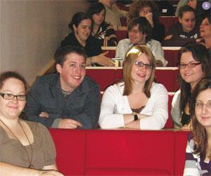 Students in a lecture hall