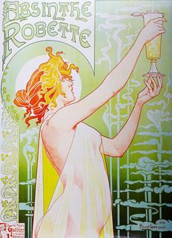 An advert for absinthe from 1896