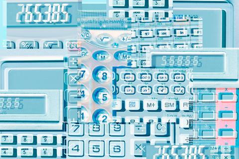 An image showing numbers on a calculator