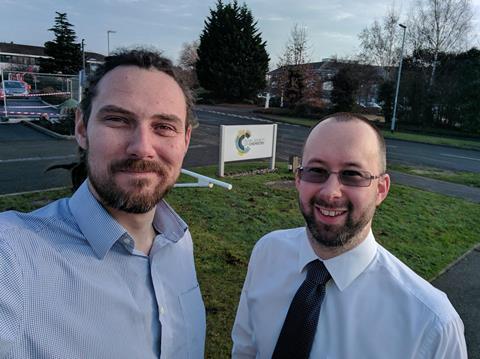 Paul (left) and David (right) – do say hello if you see us!