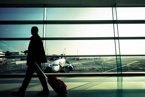 Man at airport