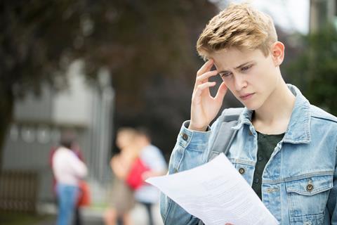 Boy confused by results