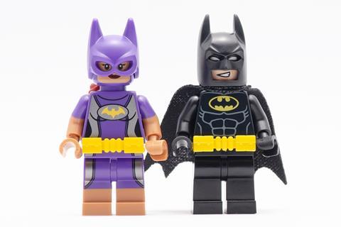 An image showing a Batwoman and a Batman Lego figurine
