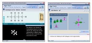 Image from Roger Frost's organic chemistry teaching tools in use