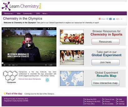 LearnChemistry:Chemistry in the olympics screenshot