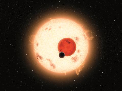 A planet orbiting two suns