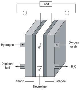 Figure 1 - Diagram of a fuel cell