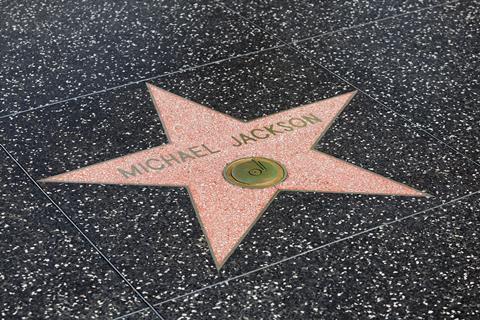 Michael Jackson's star on the walk of fame