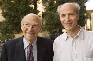 Nobel prizewinners Arthur and Roger Kornberg