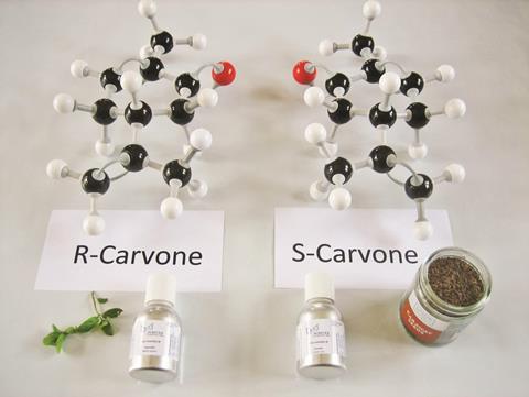 R-Carvone and S-Carvone