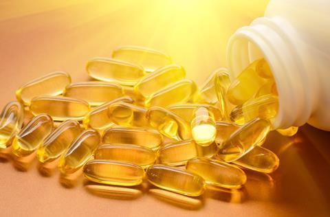 Fish oil capsules