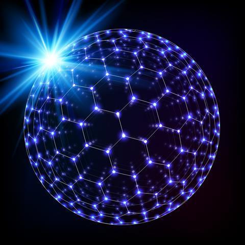 A buckyball made of stars