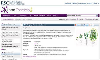 Learn Chemistry challenging-plants screenshot