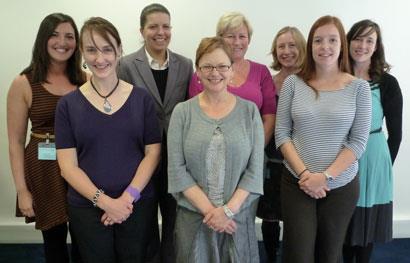 Katayune Presland, Dayna Mason, Alison Eldridge, Beth Anderson, Sue Thompson, Heidi Dobbs, Linsey Robertson and Angela McKeown