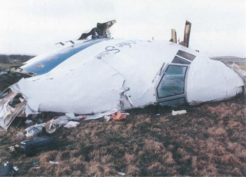 The crash of Pan Am flight 103