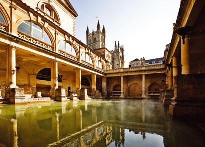 The roman baths in Bath