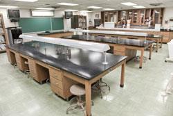 a science classroom