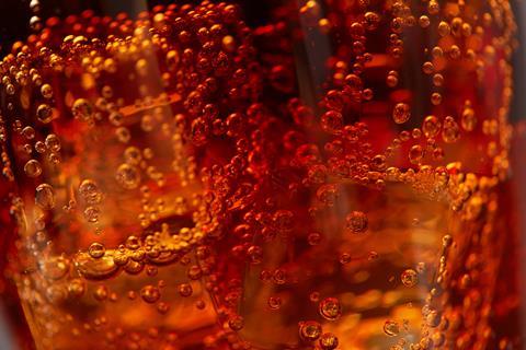Bubbles in Coca-Cola