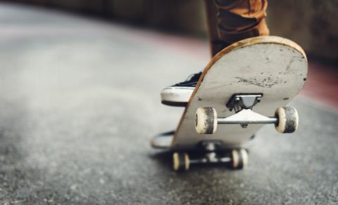 A skateboard