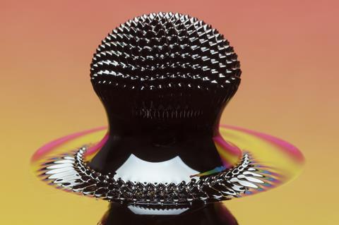 An unusual ferrofluid structure