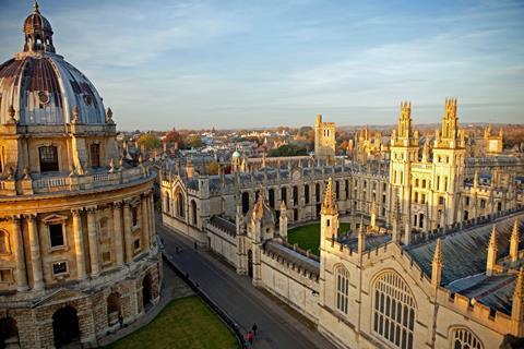 Oxford university: Radcliffe Camera and All Souls College