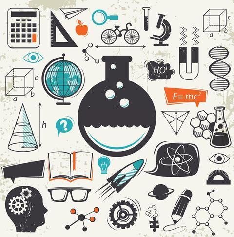 Images representing science topics