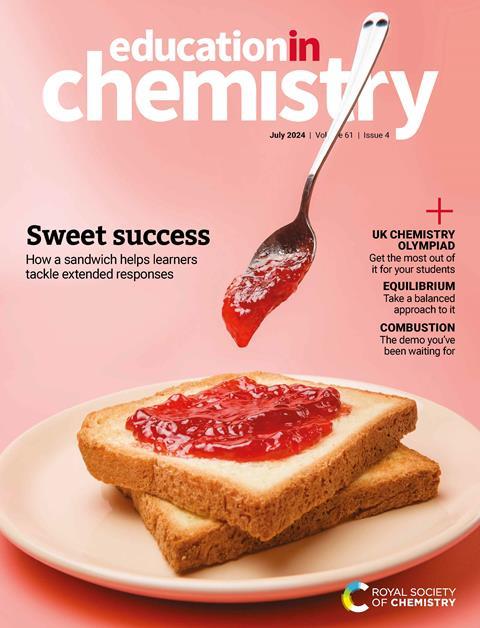 The EiC July 2024 issue cover, with a spoon of strawberry jam and toast on a pink background