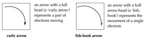 Reaction arrow examples
