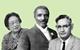 A collage of three scientists: Tu Youyou, George Washington Carver and Har Gobind Khorana