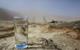 Picture of a glass of water in a desert
