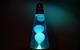 picture of a blue lava lamp