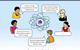 Preview of a cartoon with students asking questions about electrons and chemical reactions