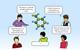 Preview of a cartoon with students asking questions about what holds the atoms in a molecule together