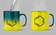 An image showing changing colour mugs