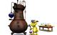 picture of cartoon character doing experiments