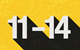 An image showing a 11-14 sign